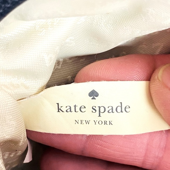 Kate Spade Black Pebble Leather Crossbody Bag 7” x 9” x 3.5” - Picture 6 of 7